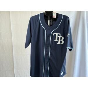 NWT Men's Dynasty Tampa Bay Baseball Jersey Size XL